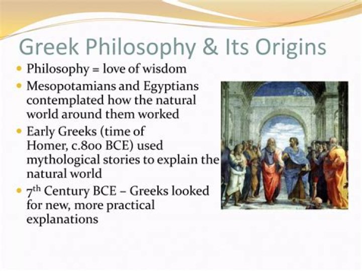 When was Greek philosophy founded
