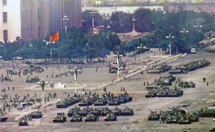 When was the Tank Man photo taken