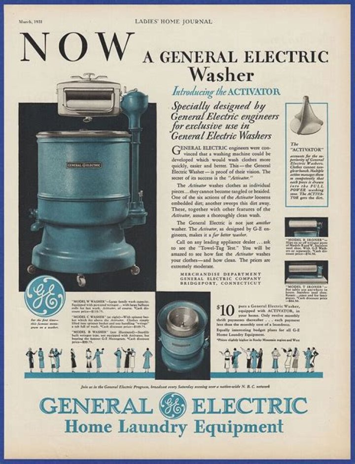 When were automatic washers and dryers invented