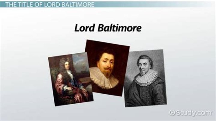 Where did Lord Baltimore come from