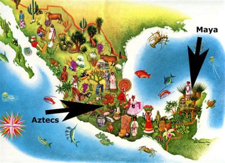 Where did the Mayans and Aztecs live