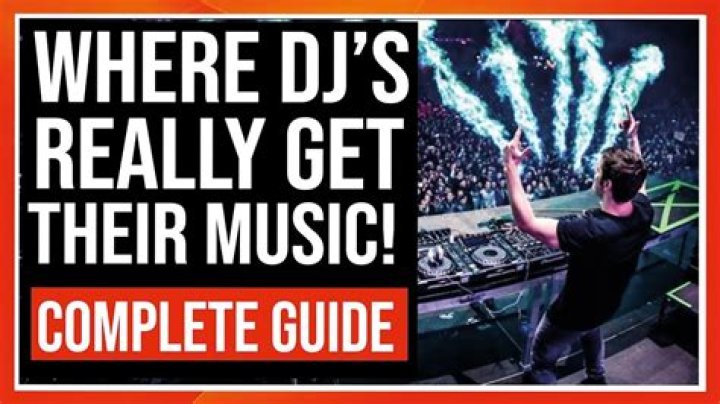Where do most DJs get their music