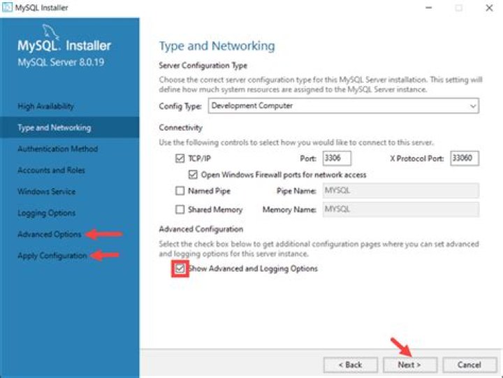 Where is MySQL config file stored
