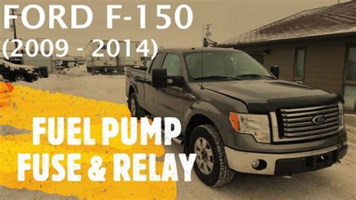 Where is the fuel pump relay on a 93 f150