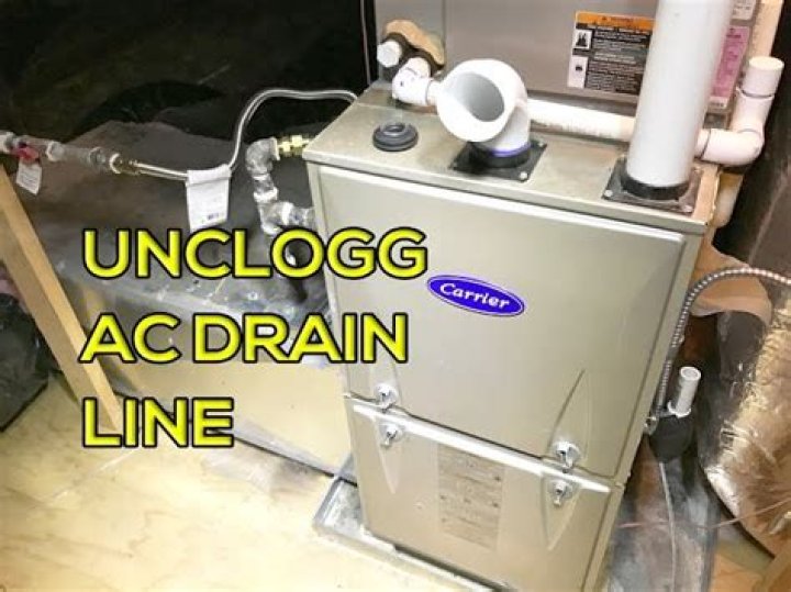 Where should AC drain line go