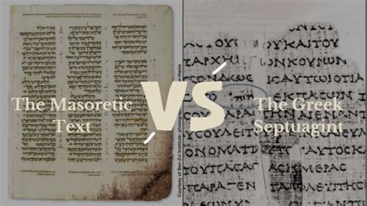 Which is older Septuagint or masoretic