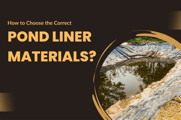 Which pond liner material is best