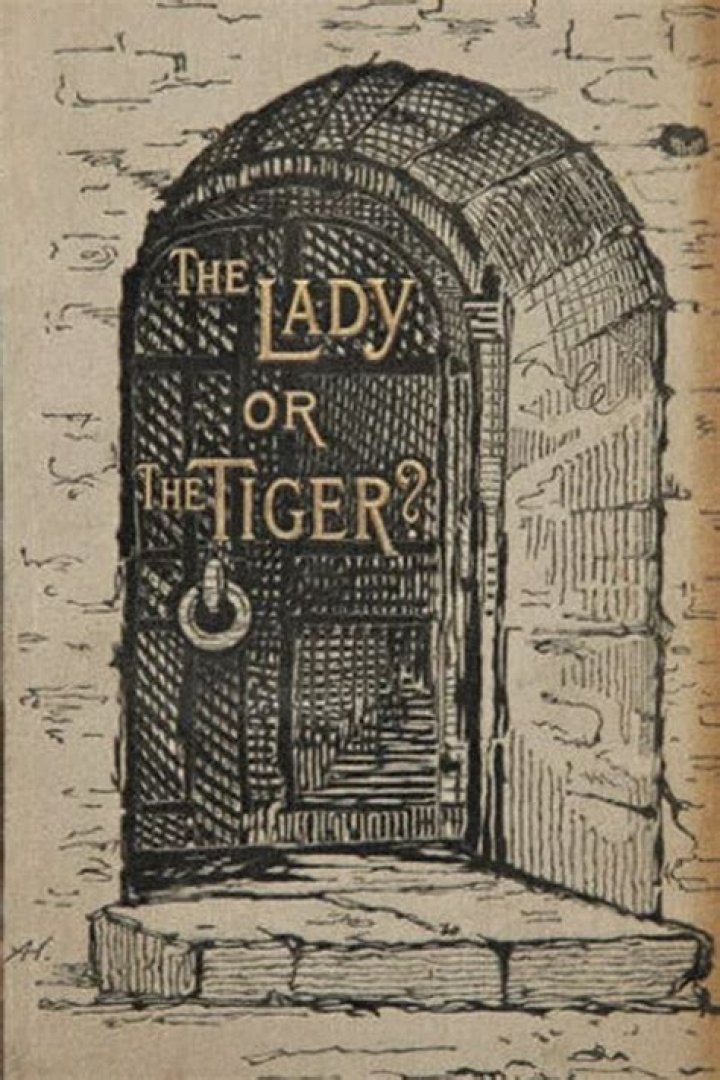 Who came out of the door in the lady or the tiger