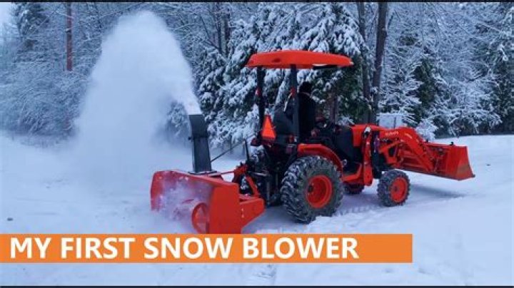 Who created the first snow blower
