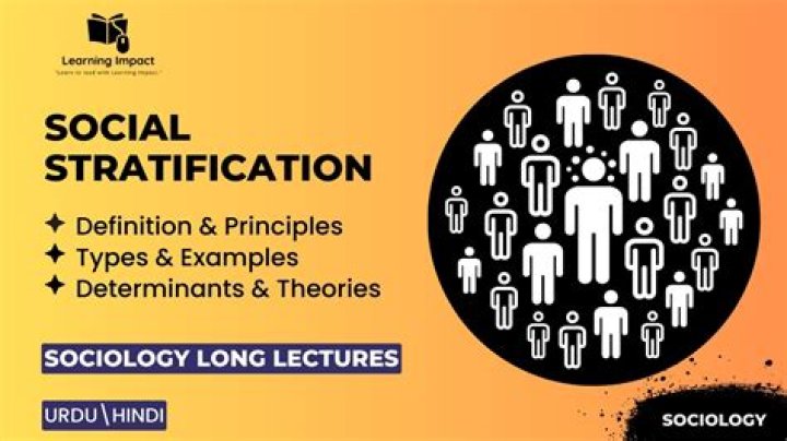 Who defined social stratification