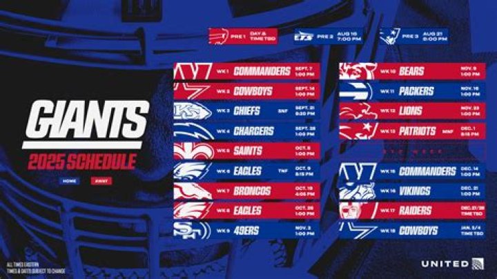 Who is announcing the Giants game