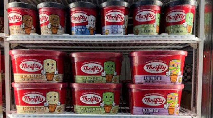 Who makes Thrifty brand ice cream