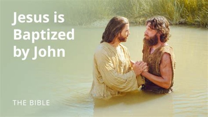 Who was the first person baptized