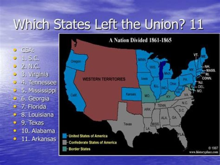 Why did 11 states leave the Union