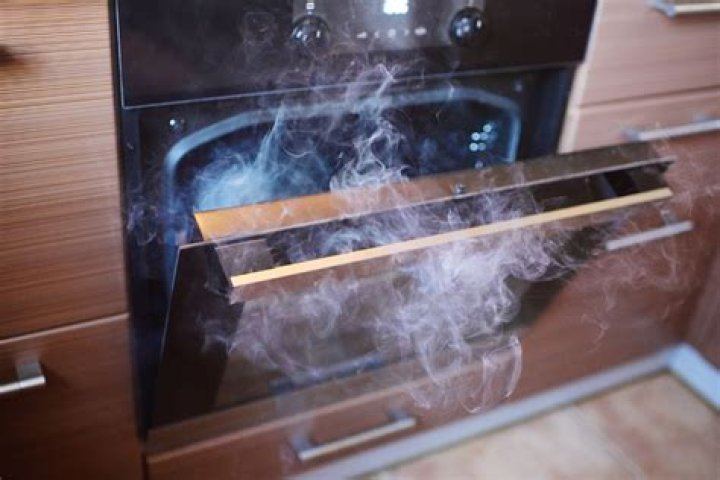 Why is my oven making a bad smell