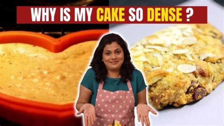 Why is my white cake dense
