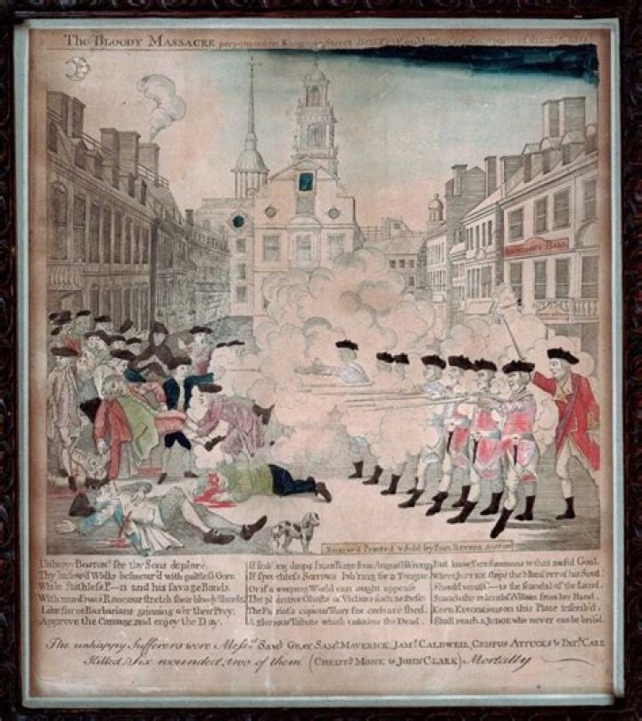 Why was the bloody massacre drawn
