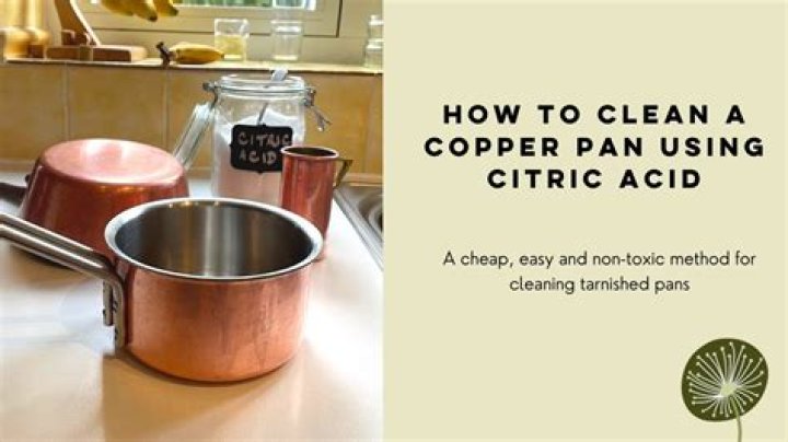 Will citric acid clean copper